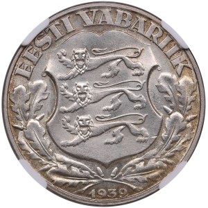 Estonia 2 Krooni 1932 - Tartu University - NGC MS 63