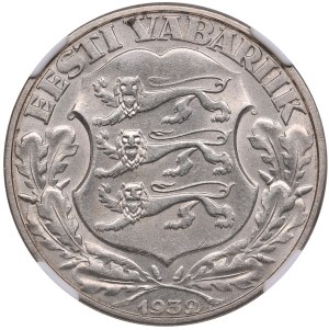 Estonia 2 Krooni 1932 - Tartu University - NGC MS 63