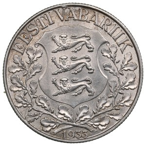 Estonia 1 Kroon 1933 - Song Festival - Tall V