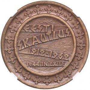 Estonia Bronze Medal 1962 - Estonian Scouting 1912-1962 - NGC MS 64 BN