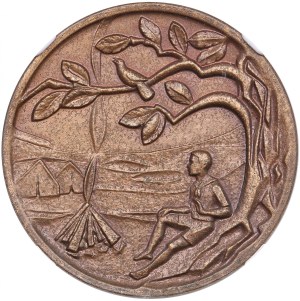Estonia Bronze Medal 1962 - Estonian Scouting 1912-1962 - NGC MS 64 BN