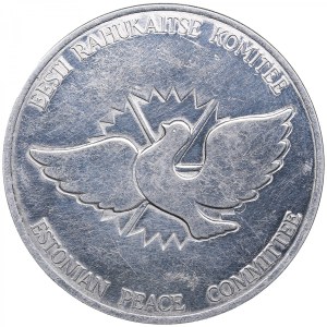 Estonia (Russia / USSR) Medal 1988 - Estonian Peace Committee. Token of Friendship