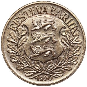 Estonia 1 Kroon 1990 - Token Coinage