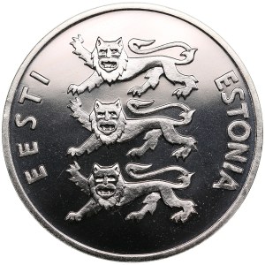 Estonia (Royal Mint, Llantrisant) 100 Krooni 1992 - Monetary Reform