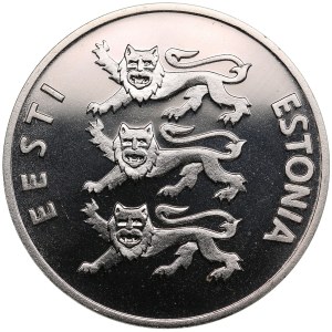 Estonia (Royal Mint, Llantrisant) 100 Krooni 1992 - Monetary Reform