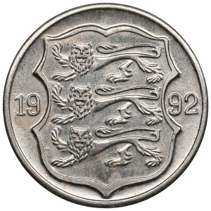 Estonia Cu-Ni Souvenir Token-Ruble 1992 - Vale Raha. Estonian own money