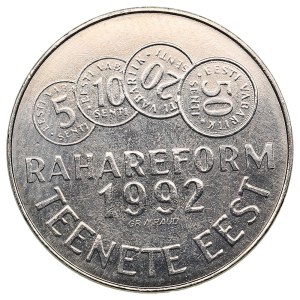 Estonia Cu-Ni Token 1992 - Monetary Reform