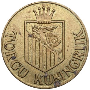 Estonia Brass Souvenir Token 1993 - Torgu Kingtom - Kirill I