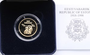 Estonia (Mint of Finland, Vantaa) 500 Krooni 1998