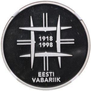 Estonia 10 Krooni 1998 - Independence - NGC PF 69 ULTRA CAMEO