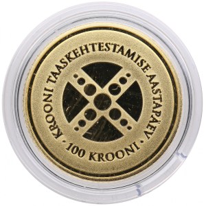 Estonia 100 Krooni 2002 - 10 Years of the Monetary Reform