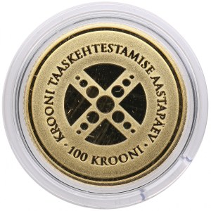 Estonia 100 Krooni 2002 - 10 Years of the Monetary Reform