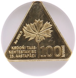 Estonia 100 Krooni 2007 - NGC PL 68 CAMEO