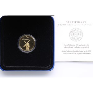 Estonia (Mint of Finland, Vantaa) 50 Krooni 2008