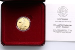 Estonia (Mint of Finland, Vantaa) 100 Krooni 2010 - The Estonian People