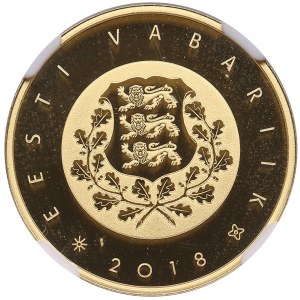 Estonia 100 Euros 2018 - NGC PF 69 ULTRA CAMEO