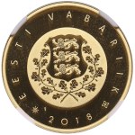 Estonia 100 Euros 2018 - NGC PF 69 ULTRA CAMEO
