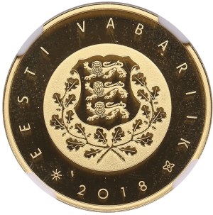 Estonia 100 Euros 2018 - NGC PF 69 ULTRA CAMEO