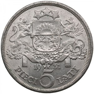 Latvia (Royal Mint, London) 5 Lati 1931