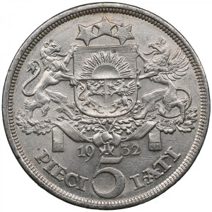 Latvia (Royal Mint, London) 5 Lati 1932