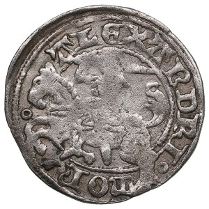 Lithuania, Grand Duchy (Vilnius) AR ½ Groat / Półgrosz ND - Alexander Jagiellon (1492-1506)