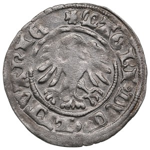 Lithuania, Grand Duchy (Vilnius) AR ½ Groat / Półgrosz ND - Alexander Jagiellon (1492-1506)