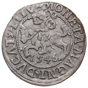 Lithuania, Grand Duchy (Vilnius) AR ½ Groat / Półgrosz 1546 - Sigismund II Augustus (1544-1572)