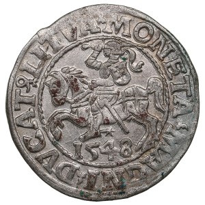 Lithuania, Grand Duchy (Vilnius) AR ½ Groat / Półgrosz 1548 - Sigismund II Augustus (1544-1572)