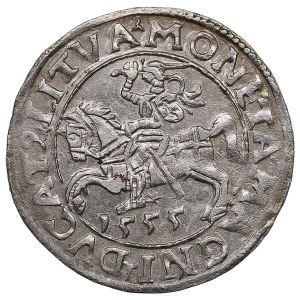 Lithuania, Grand Duchy (Vilnius) AR ½ Groat / Półgrosz 1555 - Sigismund II Augustus (1544-1572)