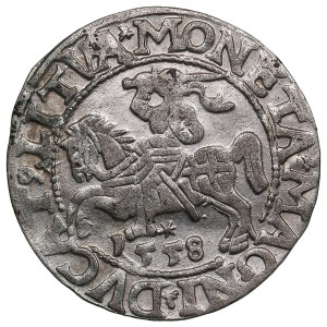 Lithuania, Grand Duchy (Vilnius) AR ½ Groat / Półgrosz 1558 - Sigismund II Augustus (1544-1572)