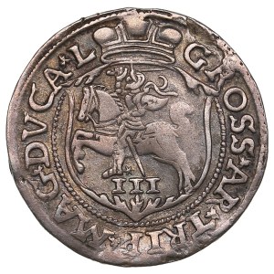 Lithuania, Grand Duchy (Vilnius) AR 3 Groszy / Trojak 1563 - Sigismund II Augustus (1544-1572)
