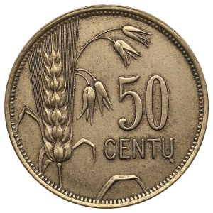 Lithuania (Kings Norton, Birmingham) 50 Centu 1925