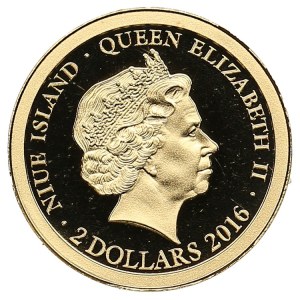 Niue Island 2 Dollars 2016 - Elizabeth II (1952-2022) - Tallinn, Pikk Hermann