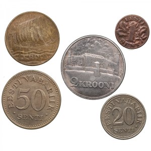 Estonia - Small mint errors (5)