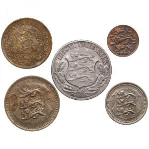 Estonia - Small mint errors (5)