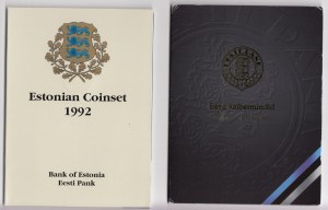 Estonian Coins set 1992, 1998