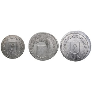 Group of Estonian Aluminium Narva museum Tokens ND (Late 20th - 21th cent.) (3)