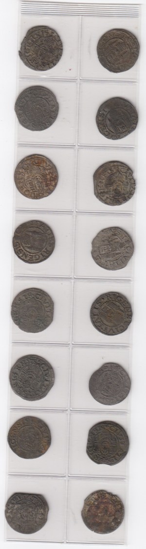 Group of Riga Free City Schillings (16)