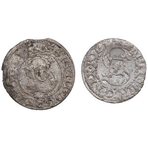 City of Riga under Polish rule, Schilling / Solidus 1596, 1617 - Sigismund III Vasa (1587-1632) (2)