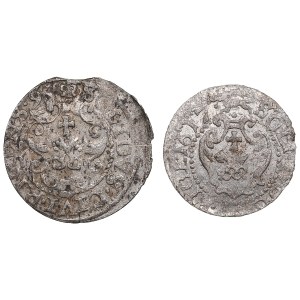 City of Riga under Polish rule, Schilling / Solidus 1596, 1617 - Sigismund III Vasa (1587-1632) (2)