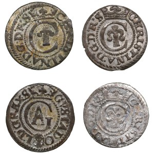 City of Riga under Swedish rule, BI Schilling / Solidus 1634-1641 (4)