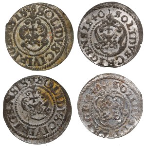 City of Riga under Swedish rule, BI Schilling / Solidus 1634-1641 (4)