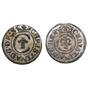 City of Riga under Swedish rule, BI Schilling / Solidus - Christina (1632-1654) (2)