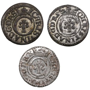 City of Riga under Swedish rule, BI Schilling / Solidus - Christina (1632-1654) (3)