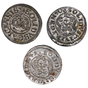 City of Riga under Swedish rule, BI Schilling / Solidus - Christina (1632-1654) (3)