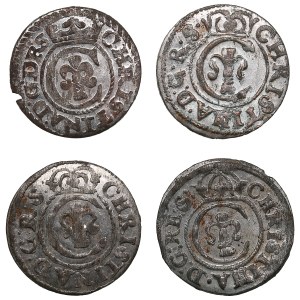 City of Riga under Swedish rule, BI Schilling / Solidus - Christina (1632-1654) (4)