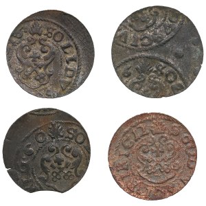 Group of Suceava counterfeits - Æ Schilling / Solidus (4)