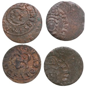 Group of Suceava counterfeits - Æ Schilling / Solidus (4)