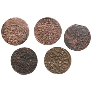 Group of Suceava counterfeits - Æ Schilling / Solidus (5)