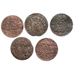 Group of Suceava counterfeits - Æ Schilling / Solidus (5)